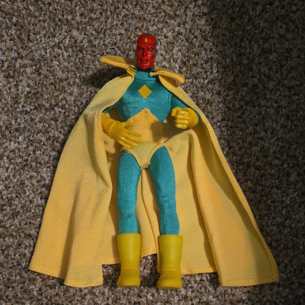 Avengers Vision Poseable Action Figure With Cape
